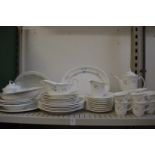 A comprehensive collection of Royal Albert Remembrance dinnerware.