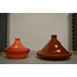 Two tagines.