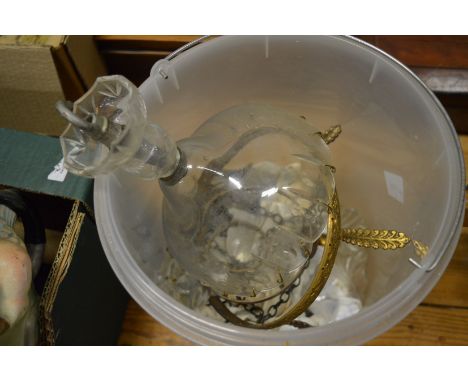 Quantity of chandelier fittings.