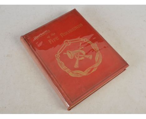 First edition- Records of The Fife Fox-Hounds, compiled by Lieut. Col. Babington, Late 7th Hussars, William Blackwood and Son