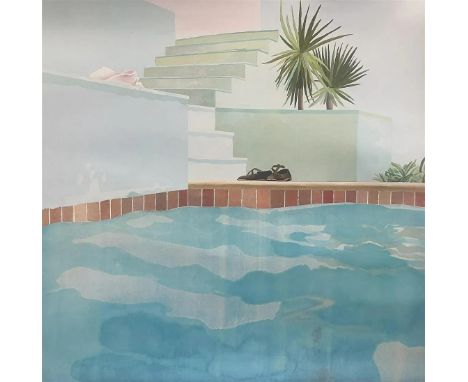 David Hockney, born in 1937 in Bradford, England, is a renowned British artist whose work spans various mediums, including pa