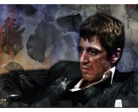 "Scarface" typically refers to the 1983 American crime film directed by Brian De Palma and starring Al Pacino. The film tells