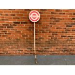Metal Bus Stop Sign