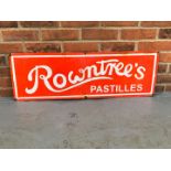 Enamel Rowntrees Pastilles Sign