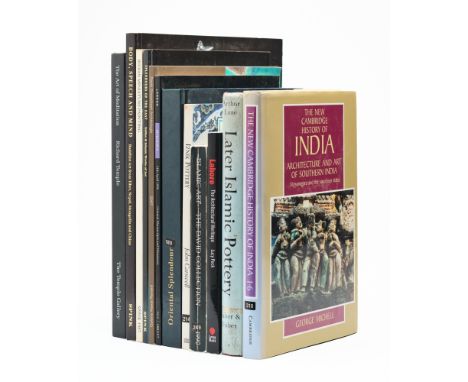 ISLAMIC AND INDIAN ART six reference books, comprising Arthur Lane: Later Islamic Pottery, Kjeld von Folsach: Islamic Art, Lu