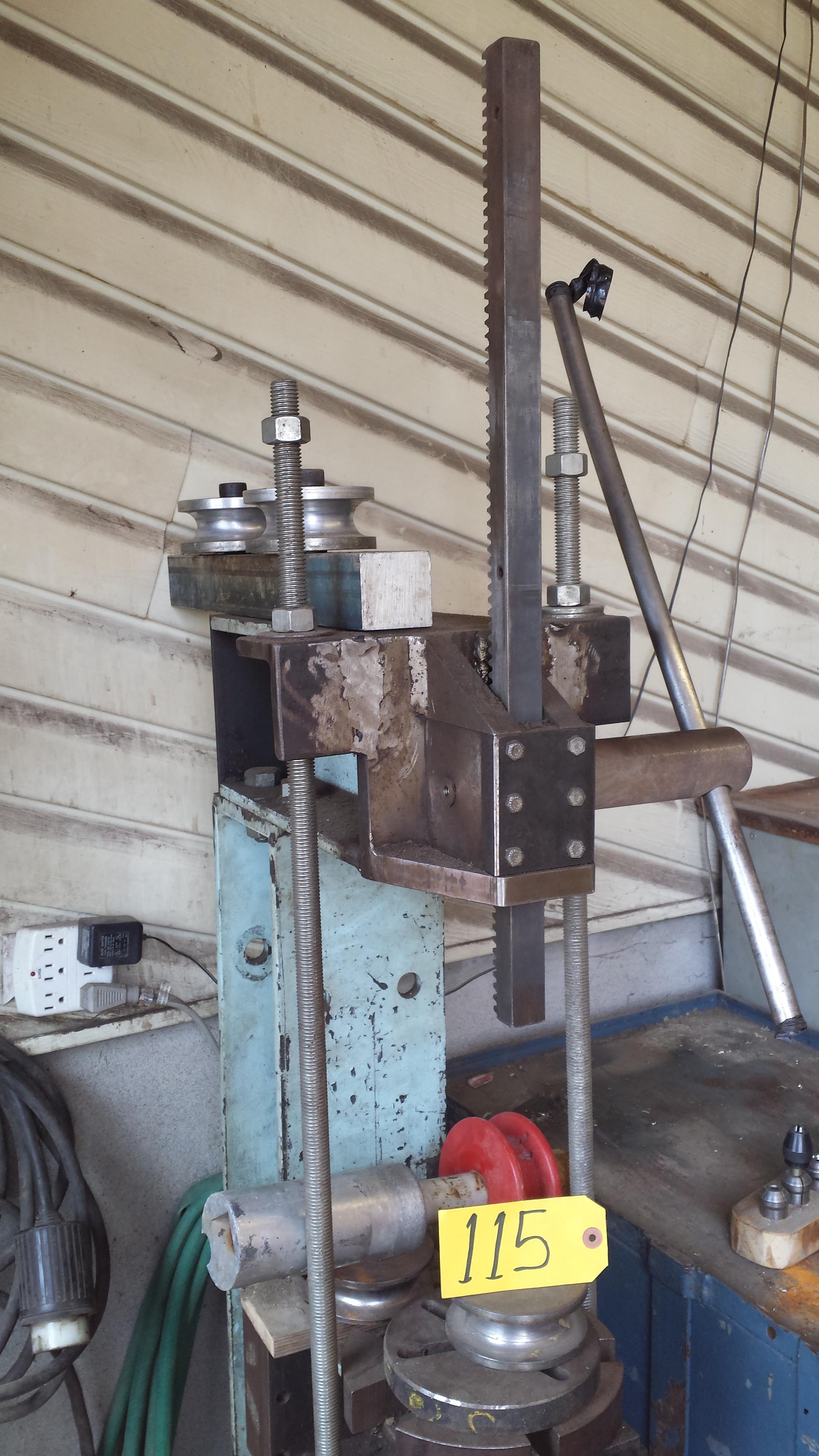 Homemade Arbor Press