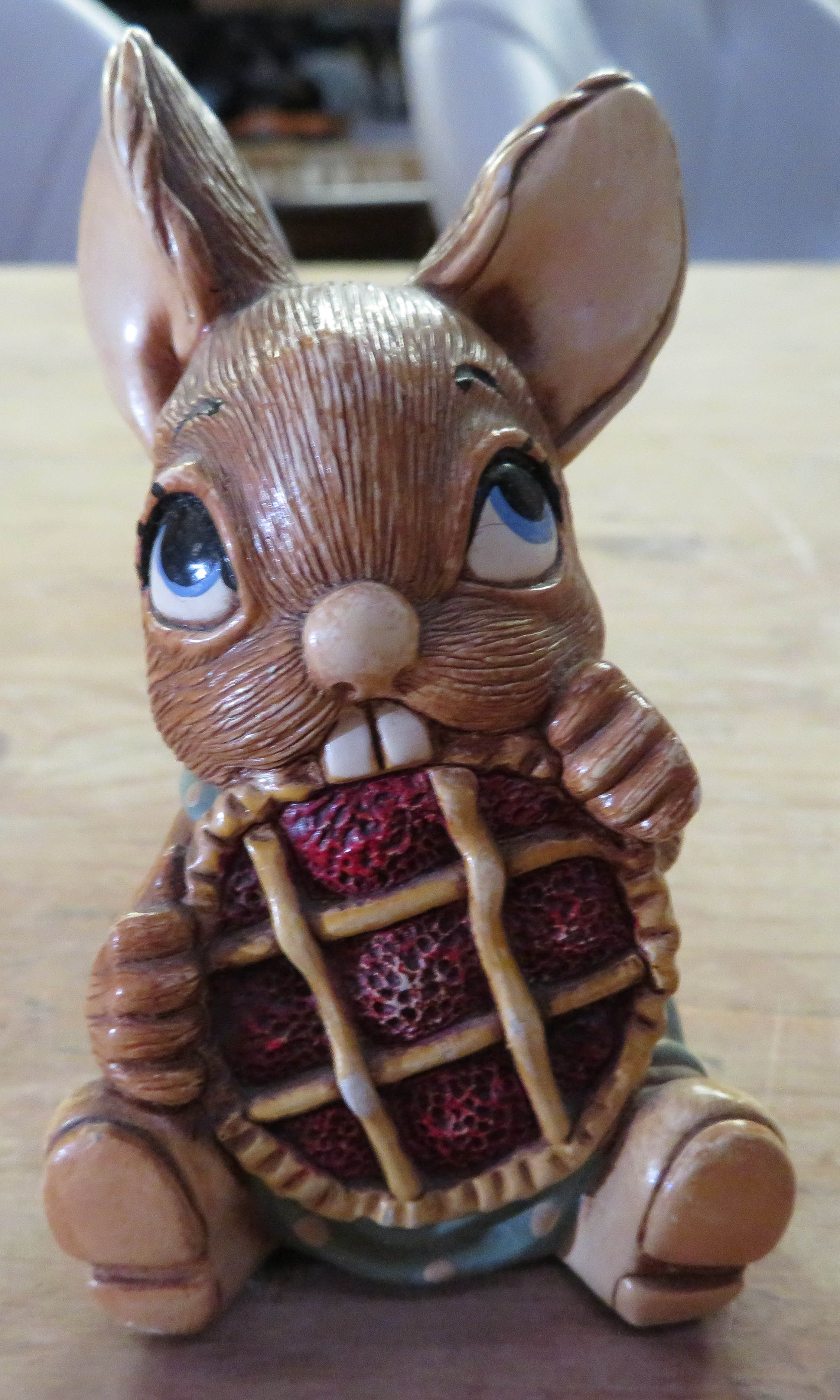 A collection of Pendelfin Rabbits