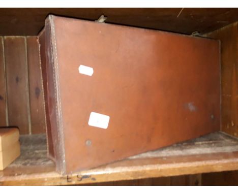 A small vintage suitcase 