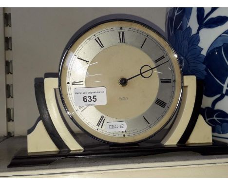 A Smiths art deco mantle clock 