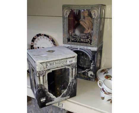 Three Lord of the Rings collectors DVD sets 