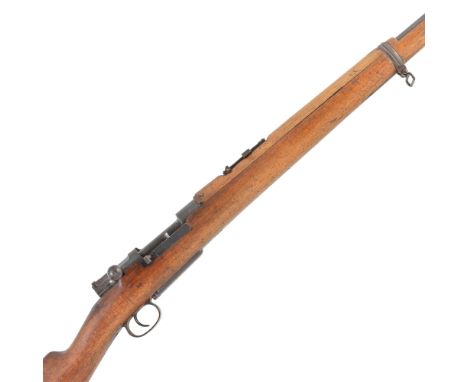 A de-activated 8mm Turkish 'G98' bolt-action service rifle by Mauser, no. ٣٠٠٧٨ (30078)The Mauser action body with charger gu