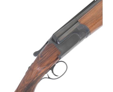 A 12-bore 'MX12' single-trigger over-and-under ejector gun by Perazzi, no. 96445Hold-open toplever, selective single-trigger 