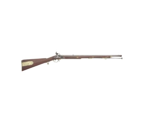A .650 (18-Bore) Flintlock Volunteer Rifle Of Baker PatternBy Staudenmayer, London, No. 141, Early 19th CenturyWith rebrowned