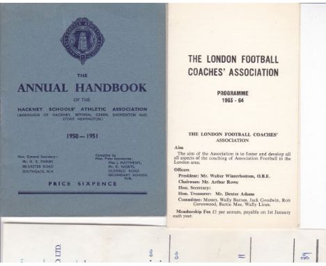EDDIE BAILY    A collection of letters many Tottenham letter headed to and from Eddie Baily also inc are notes on Locomotiv L