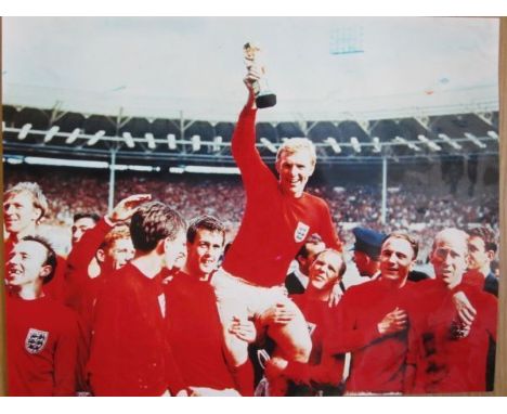 WORLD CUP FINAL 1966   George Freston, then employed by and later owner of Fox Photos was one of very few photographers at th
