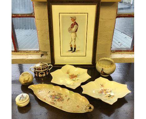 A lot of assorted items to include; Locke &amp; Co Worcester vase with pheasant design signed by W Stinton, Royal Worcester v