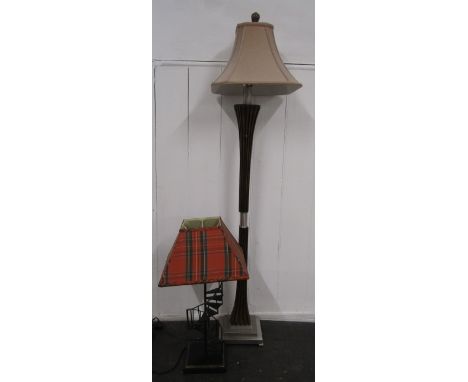 Modern floor standing lamp and staircase table lamp