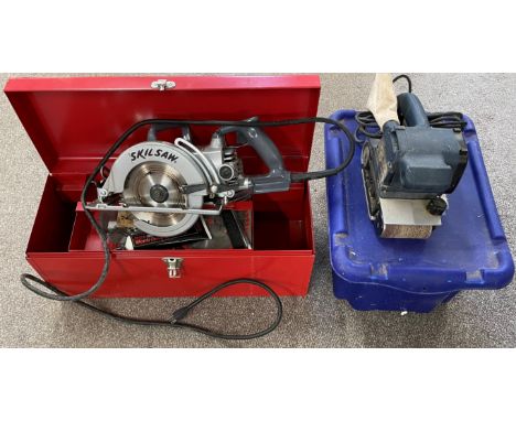 Skil Saw circular saw &amp; a AEG Sander with belts