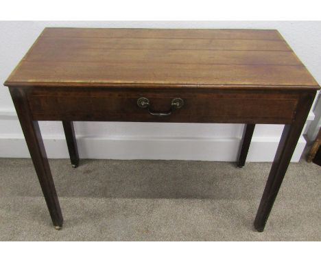 Georgian mahogany fold over card table with feather banding to the top &amp; concave moulding to legs