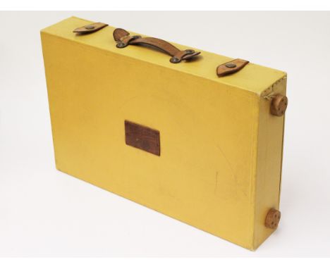 A Louis Vuitton leather mounted vintage case. L50cm