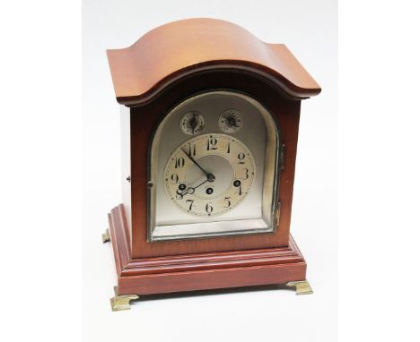 A Junghans mantel clock. H37cm