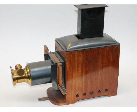 A Magic Lantern type slide projector