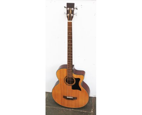 A Tanglewood semi acoustic bass guitar (no battery) No. TAB2CE-NS