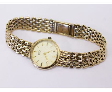 A ladies 9ct gold Rotary wristwatch. Gross wt.29.2g