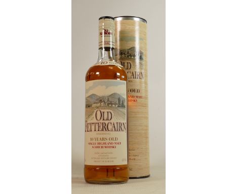 Old Fettercairn 10 Year Old Single Highland Malt Scotch Whisky: Boxed, 70cl at 43%. 