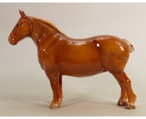 Beswick light chestnut Suffolk Punch horse 1359: 