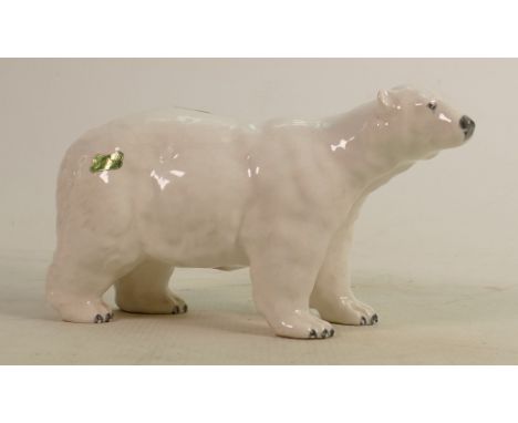 Beswick Polar Bear 1533: Light crazing noted. 