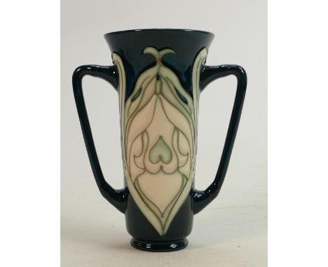 Moorcroft Snow Drop loving cup: MCC item, height 15cm. 