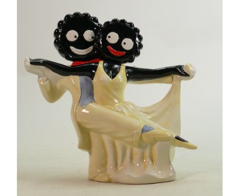 Carltonware large limited edition Golly Dancers teapot: Special colourway, height 25cm. 