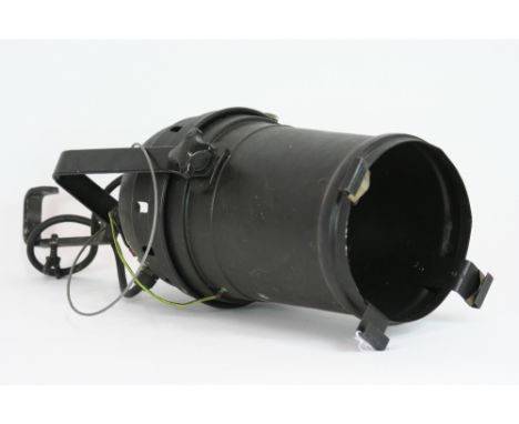 A theatre spot light - sold as collector's item, 58cm in extremes