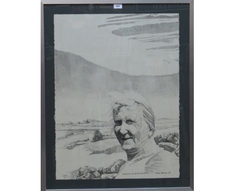 ANDREW MCMORRIME Portrait of Mairead, signed, print, 1986, 76 x 57cm Condition Report: Available upon request