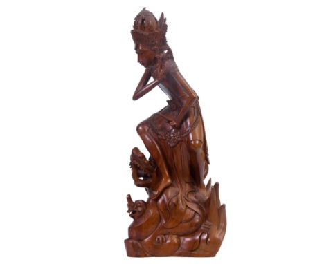 Amoy-Art Lady Statue Figurine Woman Sculpture Modern Decor Arts