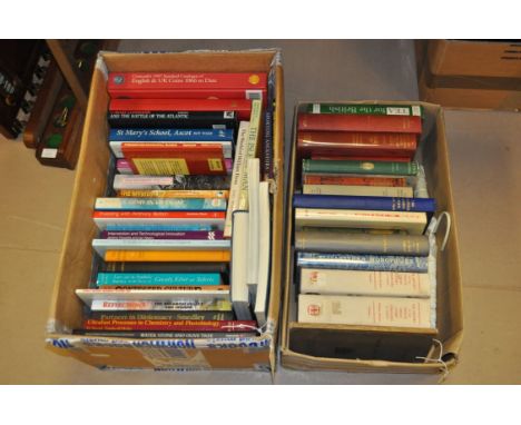 Hardback books, to include: The History of Twelve Great Livery Companies of London, vols. 1 and 2; The British Linen Bank; El