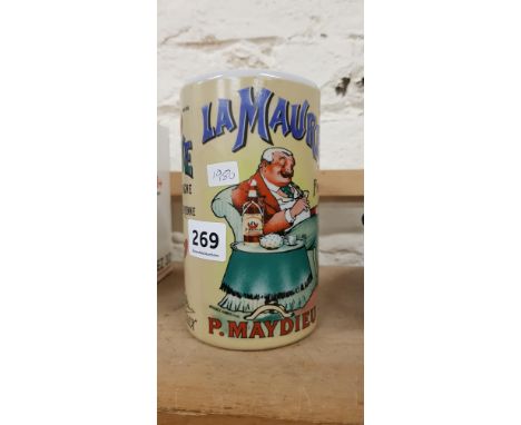 VINTAGE PUB ADVERTISING BEAKER
