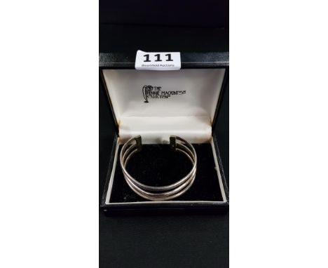 SILVER RENNIE MACKINTOSH BANGLE