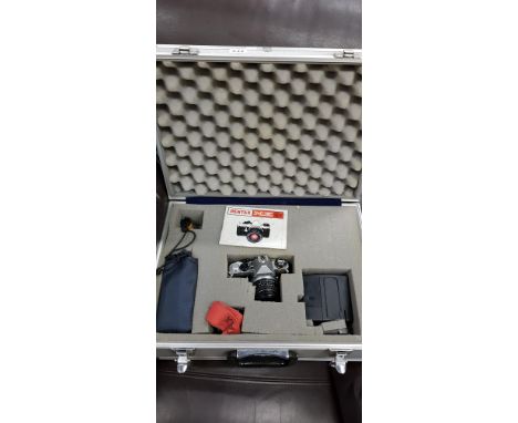 CASED PENTAX CAMERA