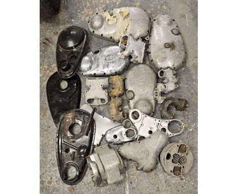 A collection of BSA engine casings 
