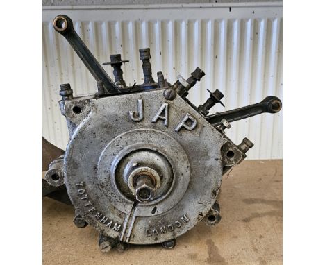 &nbsp;A J.A.P. part V twin engine, no 32413, size of barrel hole, 73mm, distance between studs is 48mm and 78mm centres
