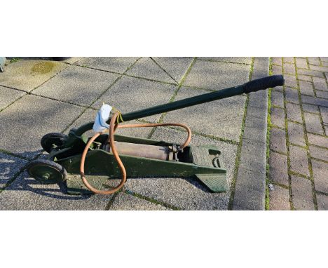A Dunlop trolley compressor forecourt pump. 