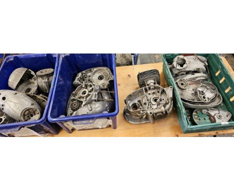 A collection of BSA engine cases (3) 