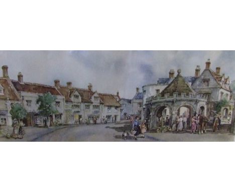 An Eric Sturgeon print, Somerton, signed in pencil to the margin, a Rowland Hilder signed print, other prints, three Ian Cher
