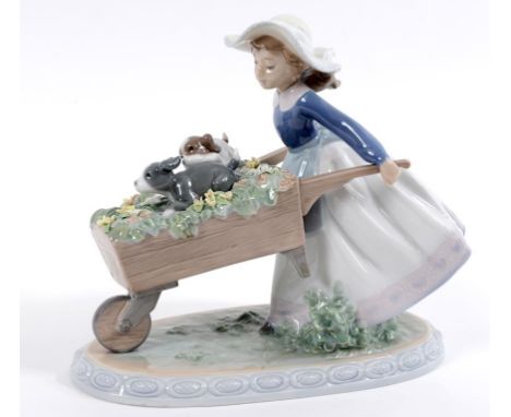 A Lladro figure, A Barrow of Fun, 5460, 20 cm high, boxed  See illustration