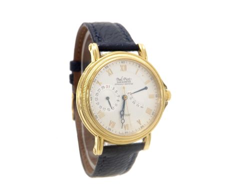 Paul Picot Atelier Chronometer No. 036 automatic 18ct gentleman's wristwatch, circular silvered dial with Roman numerals, out