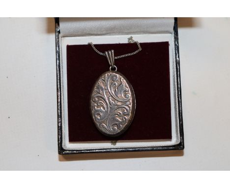 A vintage Sterling silver locket 