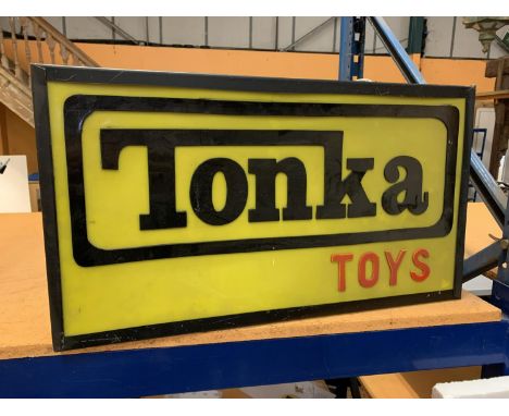 A TONKA TOYS ILLUMINATED LIGHT BOX SIGN 