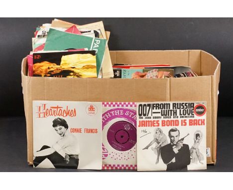Vinyl - Over 200  1950s &amp; 1960s 7" singles and EPs to include The Beatles, Bob Dylan, Beach Boys, Elvis Presley, Dusty Sp